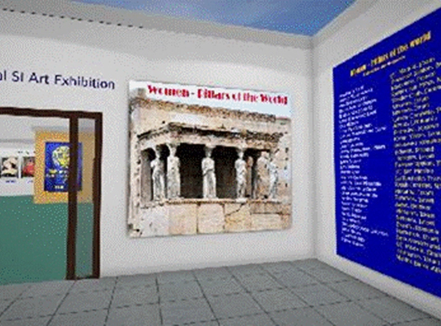 Virtuali paroda "Women - the Pillar of the World", dalyvauja Alytaus klubo narė Gintarė Markevičienė